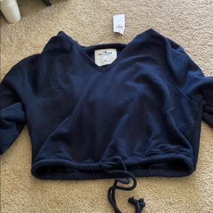 Hollister cropped sweatshirt